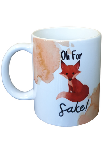 For Fox Sake 325ml Funny Mug in Gift Box