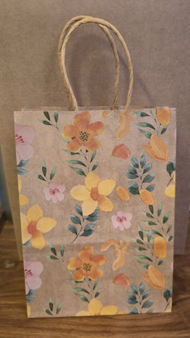 Floral Yellow Blooms Gift Bag