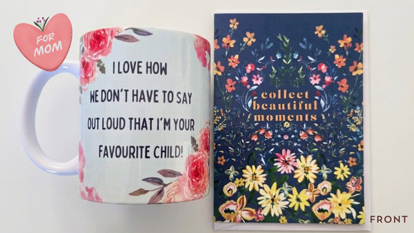 Mother's Day Mug & Gift Card - Favourite Child