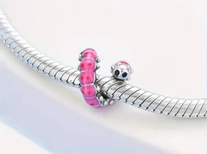 Caterpillar Charm - Compatible with Pandora Bracelets