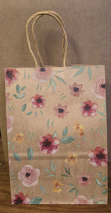 Floral Pink Wild Rose Gift Bag