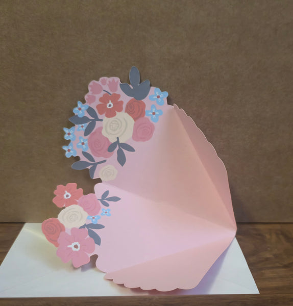 Greeting Card Especially for You - Pinky Red