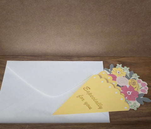 Greeting Card Especially for You - Yellow