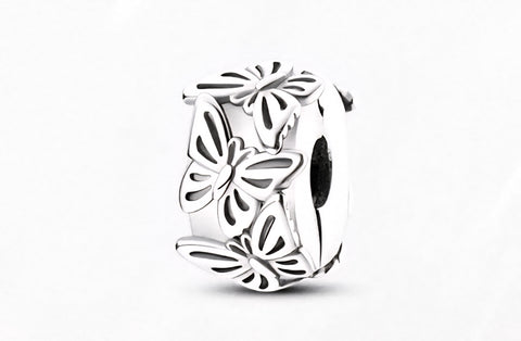 Butterfly Clip-On Stopper - Compatible with Pandora Bracelets