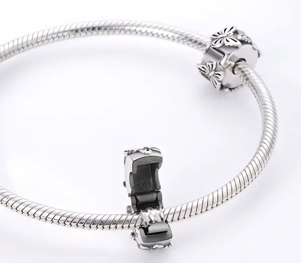 Butterfly Clip-On Stopper - Compatible with Pandora Bracelets