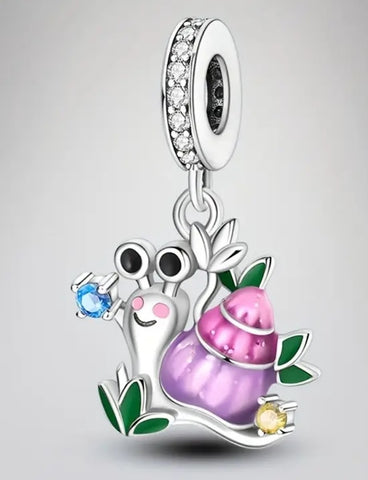 Snail Charm - Compatible with Pandora Bracelets
