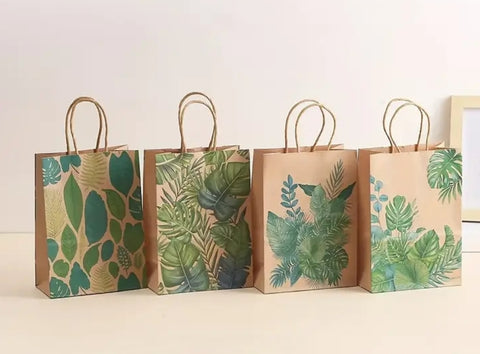 Tropical Foliage Gift Bag (Design Supplied at Random)