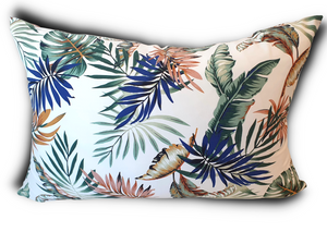 Tropical Leaf Rectangular Scatter Cushion