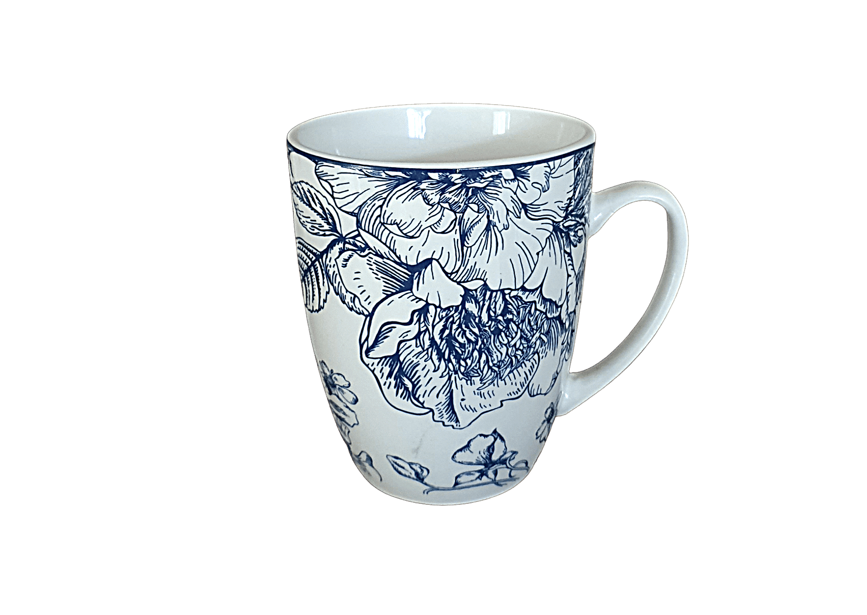 Floral Delft Inspired Mug