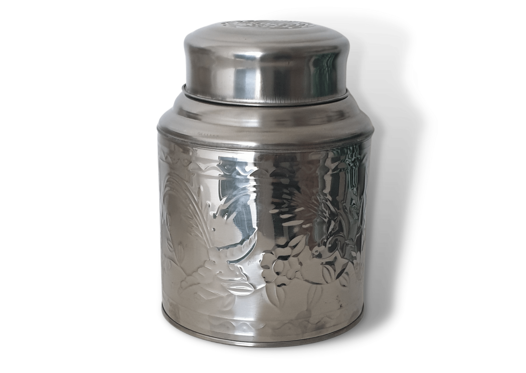 Large Metal Tea Canister