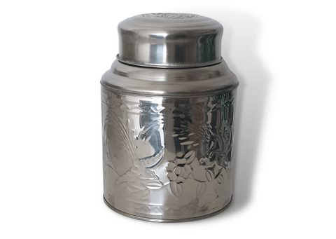 Large Metal Tea Canister