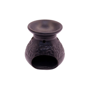 Matte Black Ceramic Oil Burner