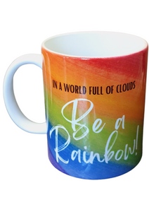 Be a Rainbow 325ml Motivational Mug in Gift Box