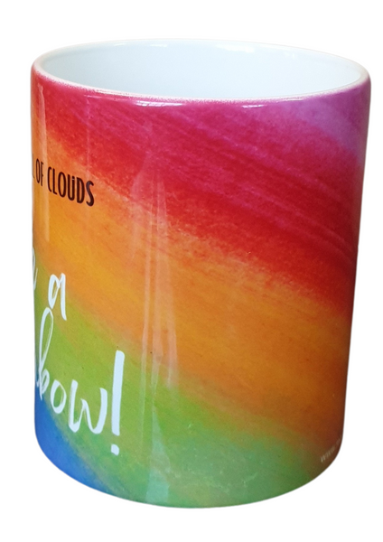 Be a Rainbow 325ml Motivational Mug in Gift Box