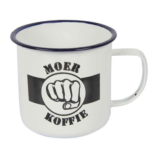 Moer Koffie Enamel Mug