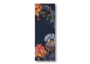 Dark Blue Floral Odyssey Yoga Mat