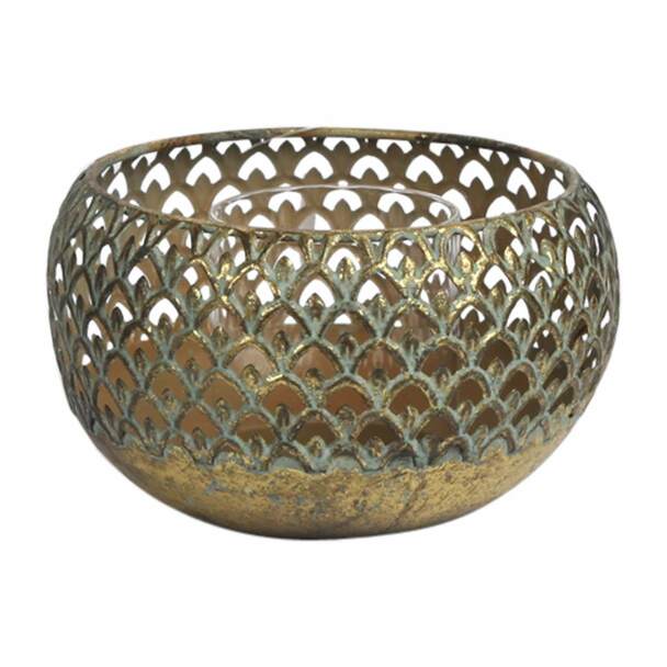 Ornate Metal Candle Holder